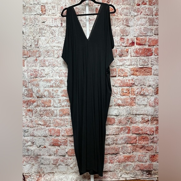 Marimu Calma Kaftan Dress Black Medium - Picture 3 of 9